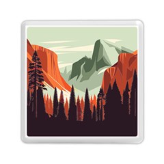 Mountains Memory Card Reader (square) by Salmanaz77