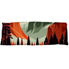 Mountains 21 x60  Body Pillow Case Dakimakura (two Sides) by Salmanaz77