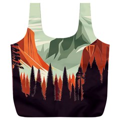 Mountains Full Print Recycle Bag (xxl)