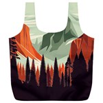 Mountains Full Print Recycle Bag (XXL) Front