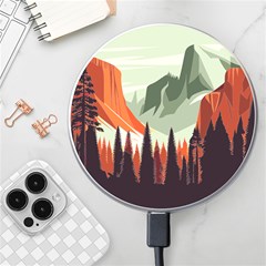 Mountains Wireless Fast Charger(white)