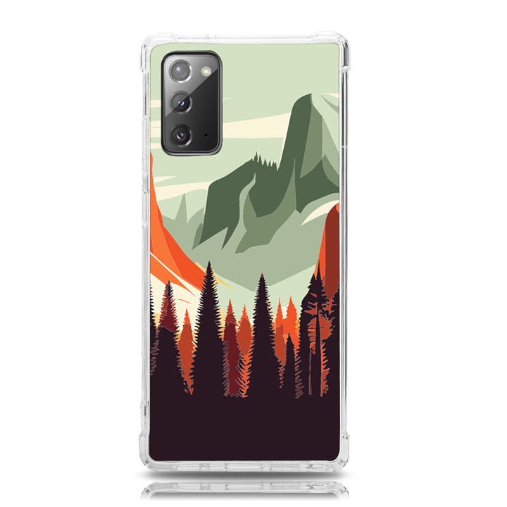 Mountains Samsung Galaxy Note 20 TPU UV Case