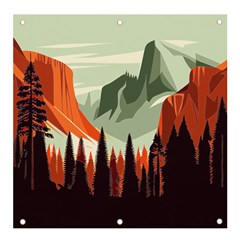 Mountains Banner And Sign 4  X 4 