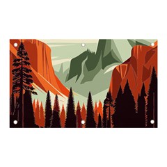 Mountains Banner And Sign 5  X 3 