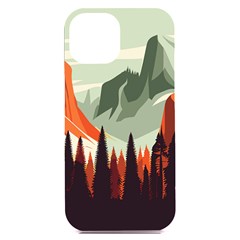 Mountains Iphone 15 Plus Black Uv Print Pc Hardshell Case by Salmanaz77