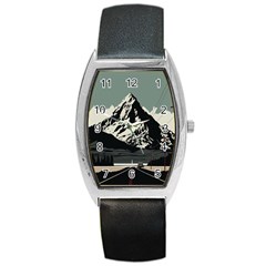 Mountains Barrel Style Metal Watch by Salmanaz77