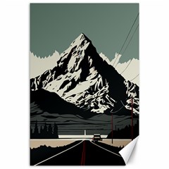 Mountains Canvas 24  X 36 