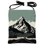 Mountains Shoulder Sling Bag Front