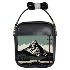 Mountains Girls Sling Bag