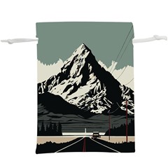 Mountains Lightweight Drawstring Pouch (xl)