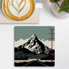 Mountains Uv Print Square Tile Coaster 