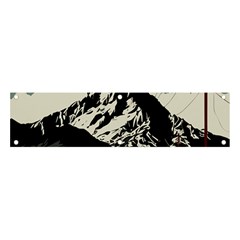 Mountains Banner And Sign 4  X 1 