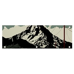 Mountains Banner And Sign 6  X 2 