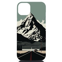 Mountains Iphone 14 Plus Black Uv Print Pc Hardshell Case