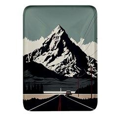 Mountains Rectangular Glass Fridge Magnet (4 Pack)