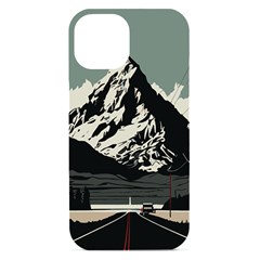 Mountains Iphone 15 Black Uv Print Pc Hardshell Case by Salmanaz77