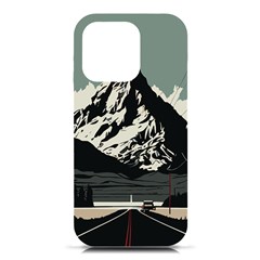 Mountains Iphone 16 Pro Black Uv Print Pc Hardshell Case