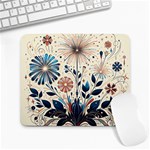 Flowers Bloom Blossom Flora Modern Large Mousepad Front