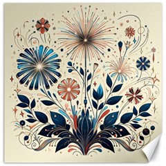 Flowers Bloom Blossom Flora Modern Canvas 20  X 20 