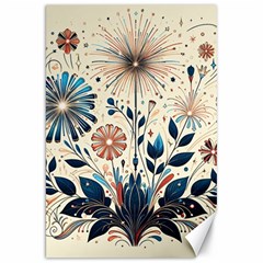 Flowers Bloom Blossom Flora Modern Canvas 20  X 30 