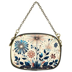 Flowers Bloom Blossom Flora Modern Chain Purse (one Side) by Salmanaz77