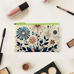 Flowers Bloom Blossom Flora Modern Cosmetic Bag (xs) by Salmanaz77