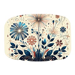 Flowers Bloom Blossom Flora Modern Mini Square Pill Box by Salmanaz77