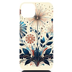 Flowers Bloom Blossom Flora Modern Iphone 14 Plus Black Uv Print Pc Hardshell Case by Salmanaz77