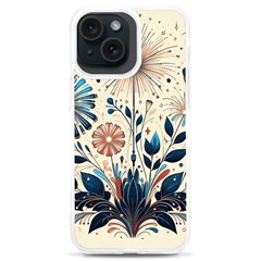 Flowers Bloom Blossom Flora Modern Iphone 15 Plus Tpu Uv Print Case by Salmanaz77