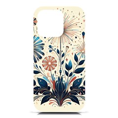 Flowers Bloom Blossom Flora Modern Iphone 16 Pro Black Uv Print Pc Hardshell Case by Salmanaz77