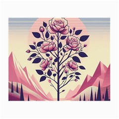 Roses Flowers Bloom Nature Blossom Small Glasses Cloth (2 Sides)