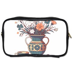 Flower Vase Nature Bloom Blossom Toiletries Bag (one Side) by Salmanaz77