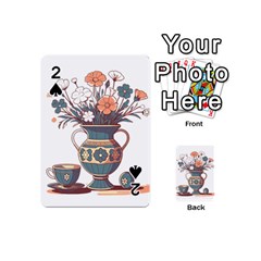 Flower Vase Nature Bloom Blossom Playing Cards 54 Designs (mini)