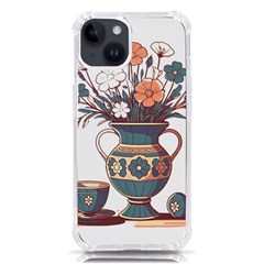 Flower Vase Nature Bloom Blossom Iphone 14 Tpu Uv Print Case by Salmanaz77