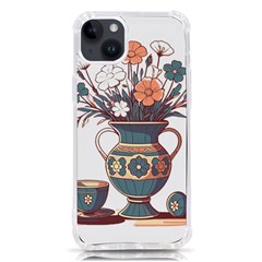 Flower Vase Nature Bloom Blossom Iphone 14 Plus Tpu Uv Print Case by Salmanaz77