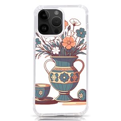 Flower Vase Nature Bloom Blossom Iphone 14 Pro Max Tpu Uv Print Case by Salmanaz77