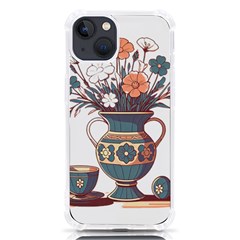 Flower Vase Nature Bloom Blossom Iphone 13 Tpu Uv Print Case by Salmanaz77