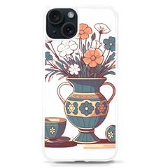 Flower Vase Nature Bloom Blossom Iphone 15 Tpu Uv Print Case by Salmanaz77