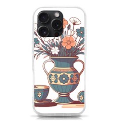 Flower Vase Nature Bloom Blossom Iphone 15 Pro Tpu Uv Print Case