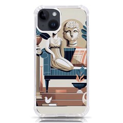 Sculpture Statue Angel Artwork Iphone 14 Tpu Uv Print Case by Salmanaz77