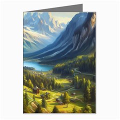 Forest Landscape Nature Trees Greeting Card by Salmanaz77