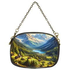 Forest Landscape Nature Trees Chain Purse (one Side)