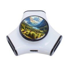 Forest Landscape Nature Trees 3-port Usb Hub