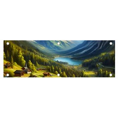 Forest Landscape Nature Trees Banner And Sign 6  X 2 