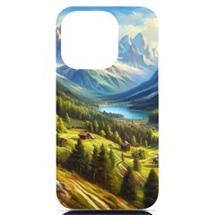 Forest Landscape Nature Trees Iphone 14 Pro Black Uv Print Pc Hardshell Case