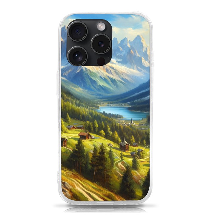 Forest Landscape Nature Trees iPhone 15 Pro TPU UV Print Case