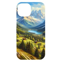 Forest Landscape Nature Trees Iphone 15 Black Uv Print Pc Hardshell Case