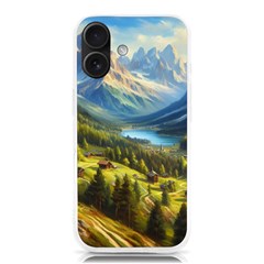 Forest Landscape Nature Trees Iphone 16 Tpu Uv Print Case by Salmanaz77