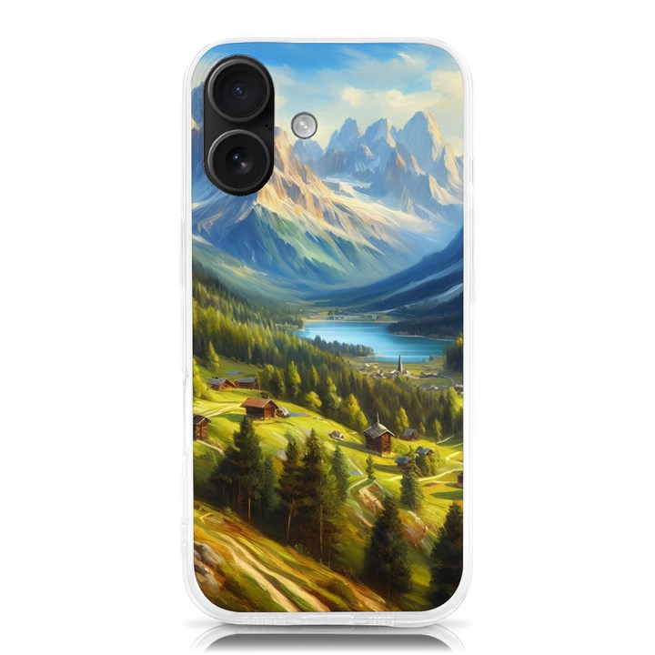 Forest Landscape Nature Trees iPhone 16 TPU UV Print Case