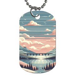 Artwork Painting Sculpture Nature Dog Tag (one Side)